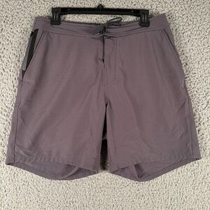 Ten Thousand Foundation Short Mens Large Lined Maroon 7" Inseam Lined Activewear